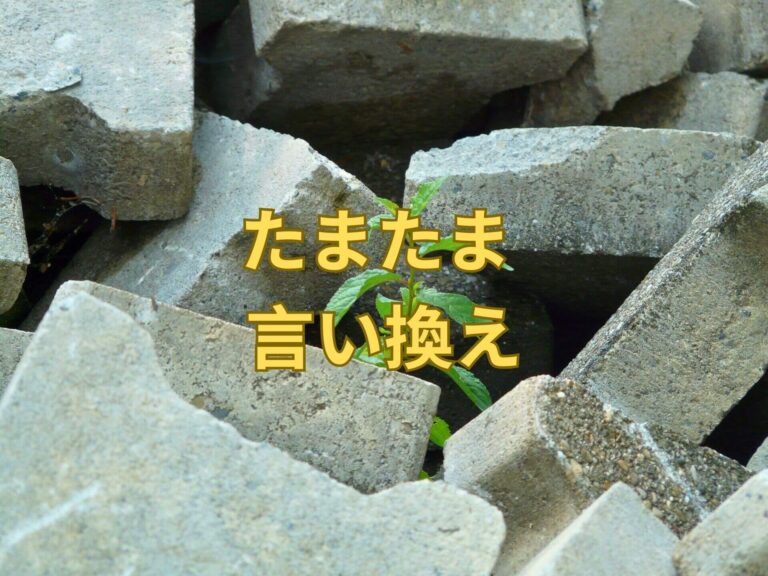 たまたま 言い換え31選!レポート ビジネス表現 ニュアンス 誤用例は?例文で学びましょう! | 日本語単語リスト